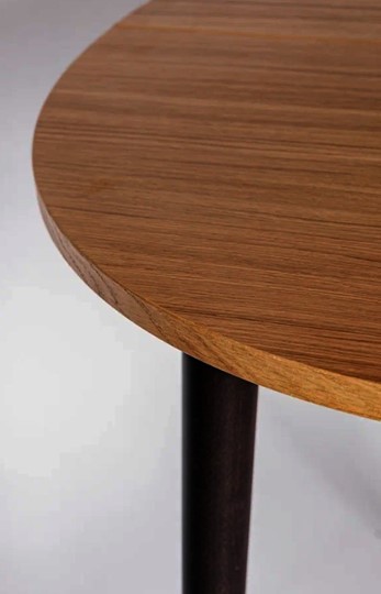 Кухонный стол круглый Шпон Дуба д. 100 см МДФ в Югорске - изображение 6