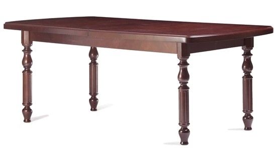 Кухонный стол раздвижной 2,5(3,0)х1,1 на четырех ножках, (патина) в Лангепасе - изображение