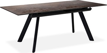 Кухонный стол раскладной Бордо 3CQ 180х95 (Oxide Moro/Графит) в Урае - предосмотр 1