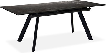 Кухонный стол раздвижной Бордо 3CQ 180х95 (Oxide Nero/Графит) в Лангепасе - предосмотр 1
