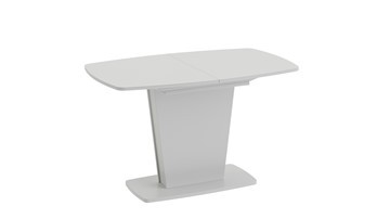 Кухонный стол раздвижной Честер тип 2, цвет Белый/Стекло белый глянец в Нягани
