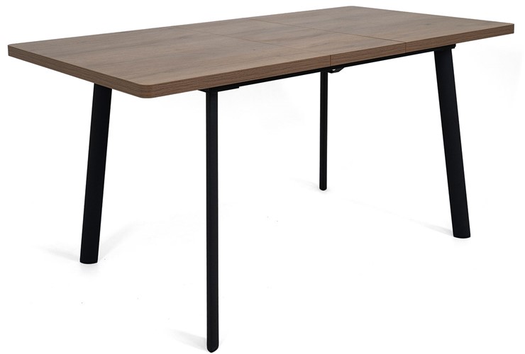 Кухонный раздвижной стол Дали-2L(ноги черные, дуб табако) в Лангепасе - изображение 3
