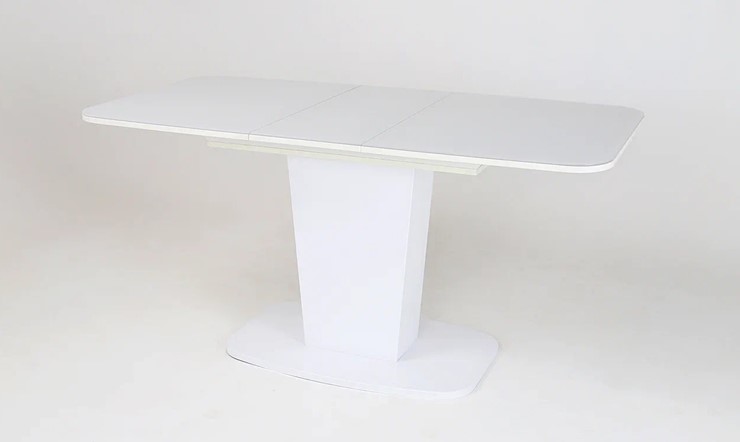 Кухонный раздвижной стол Домино Белый в Лангепасе - изображение 1
