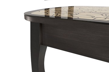 Кухонный раскладной стол Экстра 2 цвет венге-арабика (1000х600х745) в Лангепасе - предосмотр 1