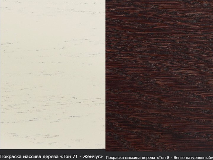 Обеденный раздвижной стол Фабрицио-2 исп. Мыло 1200, Тон 9 (Морилка/Эмаль) в Лангепасе - изображение 14