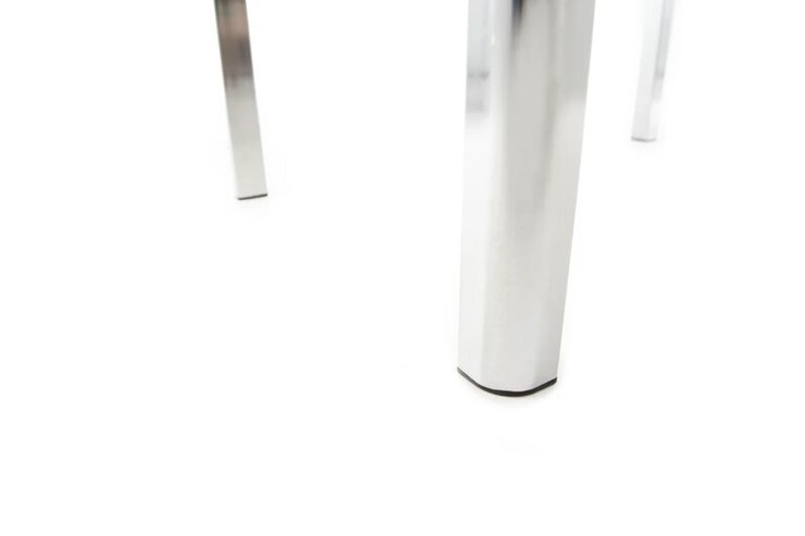 Стол раздвижной Гамбург исп. мини, Пластик (Дерево темное, опоры хром) в Нягани - изображение 4