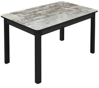 Кухонный раскладной стол Гамбург Мини, ноги метал. крашеные №23 (Exclusive h009/черный) в Когалыме