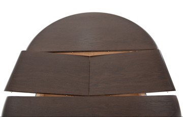 Раздвижной стол Леонардо-1 исп. Круг 820, тон 2 (Морилка/Эмаль) в Лангепасе - предосмотр 5