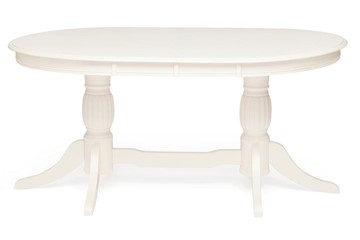 Раздвижной стол LORENZO (Лоренцо) 160+46x107x76, pure white (402) в Лангепасе