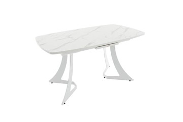 Раздвижной стол Милан Пластик (Камень белый) в Нягани