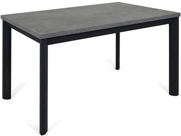 Раздвижной стол Нагано-3L (ноги черные, серый камень) в Нижневартовске