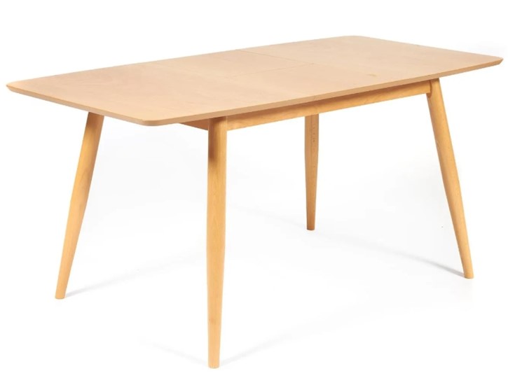Кухонный стол раздвижной Pavillion (Павильон) бук/мдф 80x120+40x75, Натуральный арт.13982 в Лангепасе - изображение 2