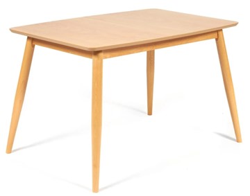 Кухонный стол раздвижной Pavillion (Павильон) бук/мдф 80x120+40x75, Натуральный арт.13982 в Лангепасе