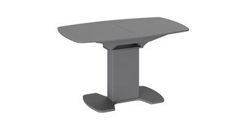 Раздвижной стол Портофино (СМ(ТД)-105.02.11(1)), цвет Серое/Стекло серое матовое LUX в Когалыме