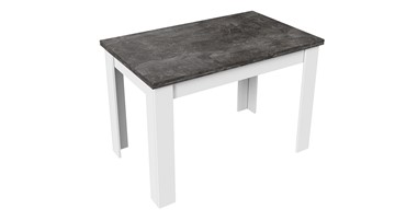 Обеденный раздвижной стол Промо тип 4 (Белый/Ателье темный) в Лангепасе