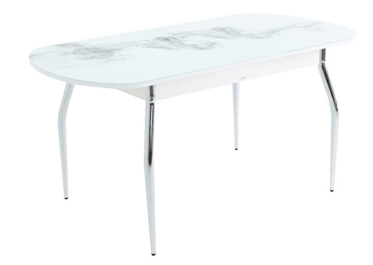 Раздвижной стол Ривьера исп.1 ноги метал. крашеные №24 Фотопечать (Текстура №31) в Когалыме - изображение 5