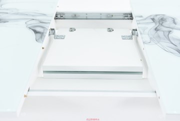 Кухонный раскладной стол Ривьера исп.1 ноги метал. крашеные №24 Фотопечать (Текстура №45) в Лангепасе - предосмотр 3