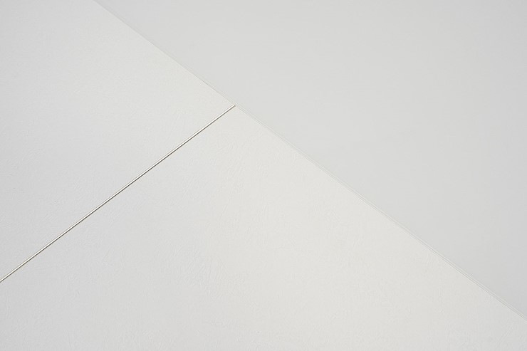 Раздвижной стол Сальвадор-1G (ноги белые, стекло cristal/белый цемент) в Нижневартовске - изображение 6