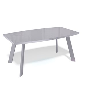 Стеклянный обеденный стол SL1600 (серый/стекло серое глянец) в Нижневартовске