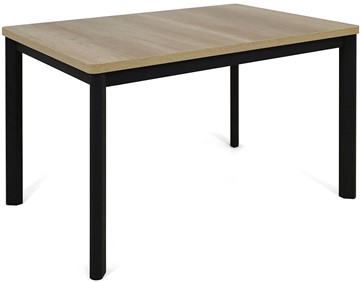 Кухонный стол раскладной Токио-2L (ноги металлические черные, дуб каньон) в Нижневартовске