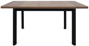 Кухонный раскладной стол Токио-2L (ноги металлические черные, дуб табако) в Нижневартовске - предосмотр 4