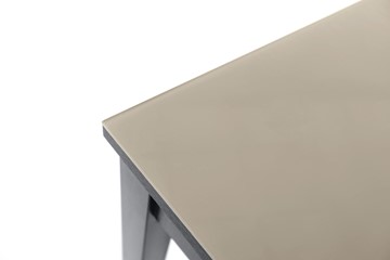 Кухонный стол раздвижной Токио дерево №3 (стекло молочное/венге) в Югорске - предосмотр 5