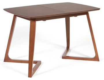 Раздвижной стол VAKU (Ваку) бук/мдф 80x120+40x75, Коричневый арт.13986 в Сургуте