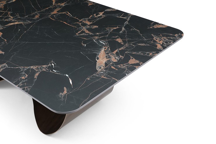 Обеденный стол DT9305FCI (240) черный керамика/бронзовый в Нижневартовске - изображение 4