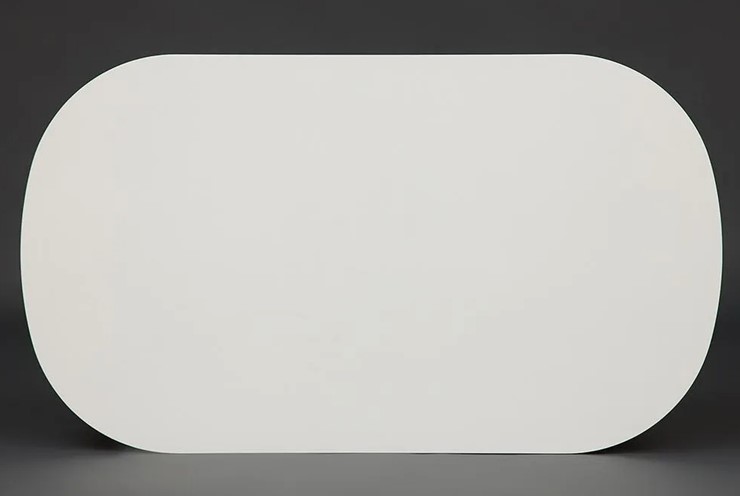 Обеденный стол MAX (Макс) бук/мдф 140х80х75 Белый/Коричневый арт.10465 в Сургуте - изображение 2