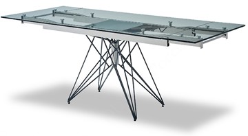 Кухонный стол раздвижной T-041 (140) прозрачный в Нягани - предосмотр 3