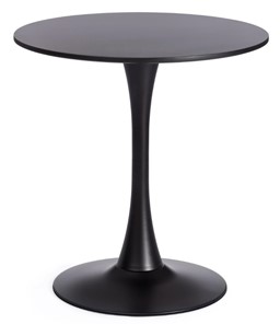 Кухонный стол TULIP 70 (mod. 46) металл/мдф, 70х70х75 Black (черный) арт.19705 в Когалыме