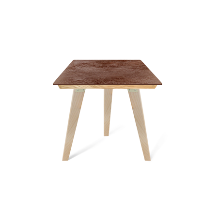 Кухонный обеденный стол SHT-TU16 (3 шт.)/ТT8 60/60 (прозрачный лак/прозрачный лак/коричневая сепия) в Когалыме - изображение