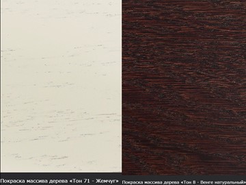 Кухонный стол раздвижной Леонардо-1 исп. Круг 820, тон 4 (Морилка/Эмаль) в Лангепасе - предосмотр 16