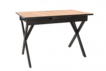 Кухонный стол Илком Стайл № 11 (1100*700 мм.) столешница пластик, форма Флан, без механизма в Лангепасе