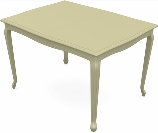 Кухонный раздвижной стол Кабриоль 1400х800, тон 10 (Морилка/Эмаль) в Когалыме - изображение