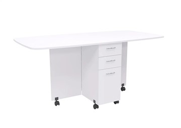 Раскладной стол 1-6702, Белый в Лангепасе