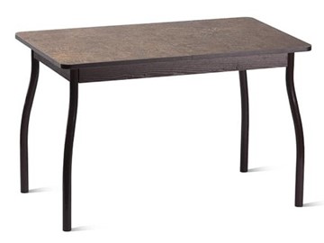 Кухонный стол Орион.4 1200, Пластик Урбан коричневый/Коричневый в Когалыме