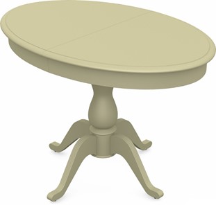 Кухонный стол раскладной Фабрицио-1 исп. Эллипс, Тон 10 Покраска + патина с прорисовкой (на столешнице) в Лангепасе