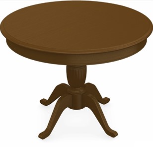 Овальный стол Леонардо-1 исп. Круг 1000, тон 2 (Морилка/Эмаль) в Лангепасе