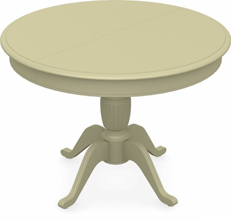 Стол раздвижной Леонардо-1 исп. Круг 820, тон 10 (Морилка/Эмаль) в Лангепасе - изображение
