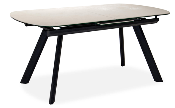 Стол раздвижной Шамони 2CQ 160х90 (Oxide Avorio/Графит) в Когалыме - изображение