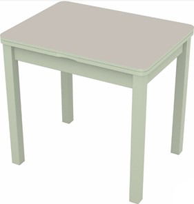 Раздвижной стол Бари дерево №8 (стекло белое/белый) в Нижневартовске