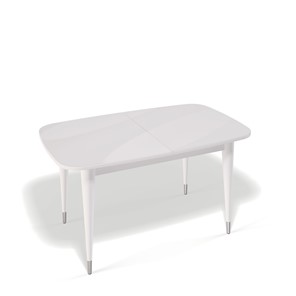 Стол раздвижной Kenner K1250 (Белый/Стекло белое сатин) в Урае
