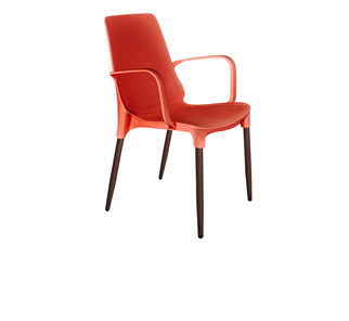 Кухонный стул SHT-ST76/S424-С (красный/коричневый муар) в Когалыме