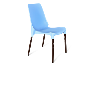 Кухонный стул SHT-ST75/S424-F (голубой/коричневый муар) в Югорске