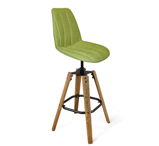 Барный стул SHT-ST29-C1/S93 (оливковый/брашированный коричневый/черный муар) в Нижневартовске