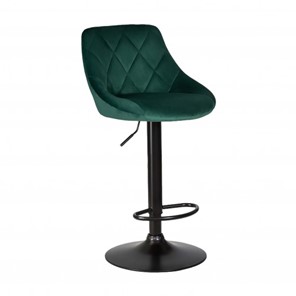 Барный стул с мягкой спинкой Престиж  WX-2397 велюр зеленый в Нягани