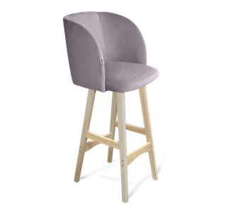 Барный стул SHT-ST33 / SHT-S65 (сиреневая орхидея/прозрачный лак) в Лангепасе