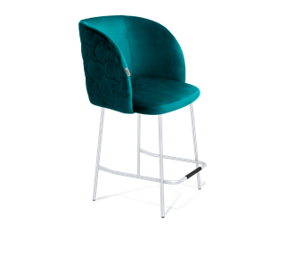 Полубарный стул SHT-ST33-1 / SHT-S29P-1 (альпийский бирюзовый/хром лак) в Лангепасе
