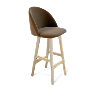 Барный стул SHT-ST35 / SHT-S65 (кофейный ликер/прозрачный лак) в Сургуте